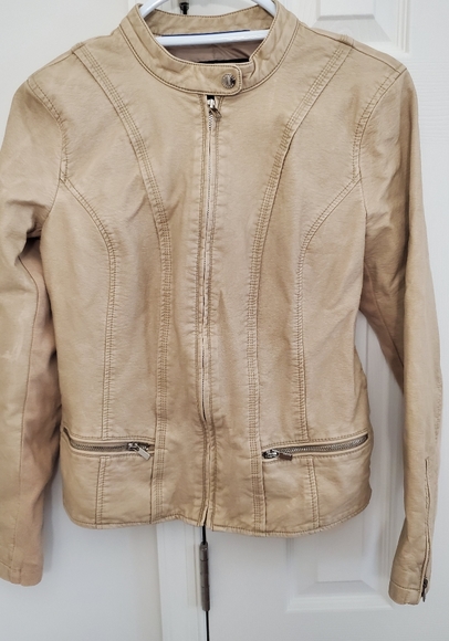 Faux Leather Jacket - Picture 1 of 4